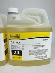 Lot of 4 Hillyard Arsenal Q.T.® Plus Disinfectant Cleaner 2.5L Bottles