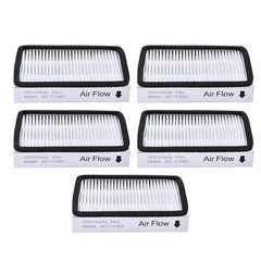 Five Pack For Kenmore MC-V194H0 Exhaust Vacuum HEPA Media Filters Replacement