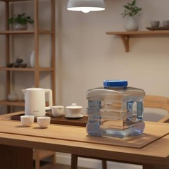 7.5L Square Water Container Easy to Clean Purified Water Jug Large Capacity