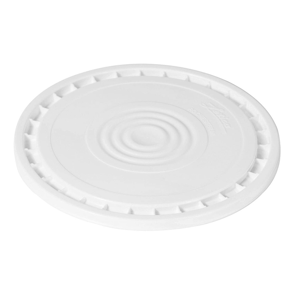 Meranti Reusable Easy Peel 3.5, 5, 6, and 7 Gallon Bucket Lid | 1 Pack, White
