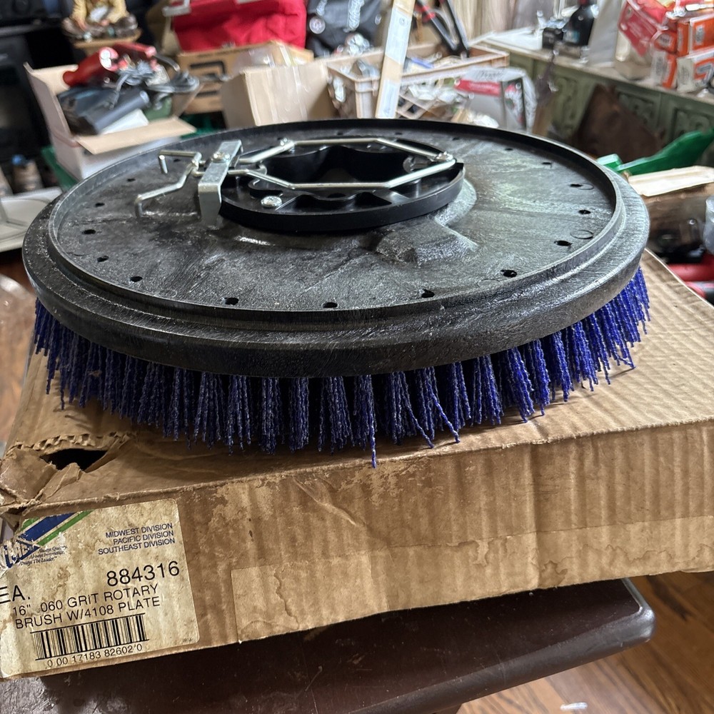 884316 16 Inch 060 Grit Rotary Brush With 4108 Plate Free Shipping