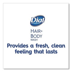 Dial Professional 04014 7.5 oz Hair + Body Wash – Neutral Scent (24/CT) New