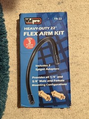 FA-22 Heavy-Duty 22-Inch Flex Arm Kit – Stiff yet Flexible Mounting