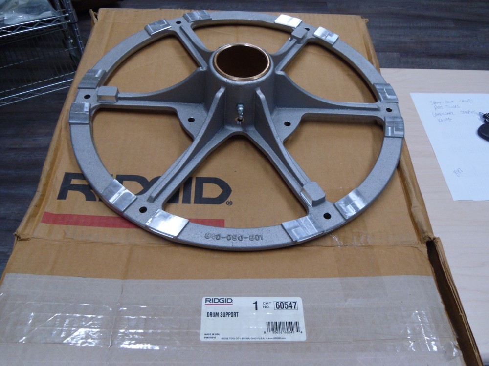 Ridgid 60547 drum support OEM K-7500 drain cleaning RR2