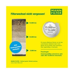 Mann Filter CUK 29 005 Automotive Cabin Air Filter with Activated C… Fast Ship