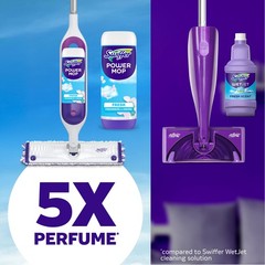 Swiffer PowerMop Multi-Surface Mop Kit for Floor 1 Kit, Purple and White