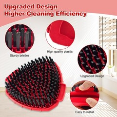 Upgrade Scrub Brush Compatible with O Cedar EasyWring 1 Tank, 1 Pack, Red