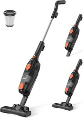 Candy Corded Stick Vacuum Cleaner, Powerful Suction Handheld Standard, Black