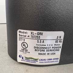 XLERATOR XL-GR Auto Hand Dryer Graphite 208/277 Volt – NEW Open Box