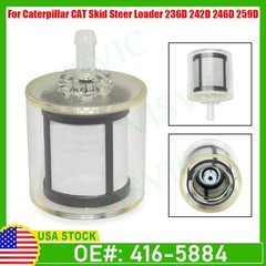 Fuel Filter for Caterpillar Skid Steer Loader 236D 242D 246D 259D 277D 279D/289D