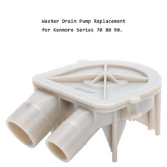 3363394 Washer Drain Pump Replacement for Kenmore Series 70 80 90. White