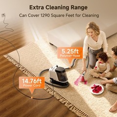 Uwant Upholstery Cleaner Cappuccino-Pet Pro Solution, White-Cappuccino