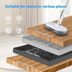 Floor Scrubber Cleaner Machine Commercial Hard Polisher Compact Electric Mop