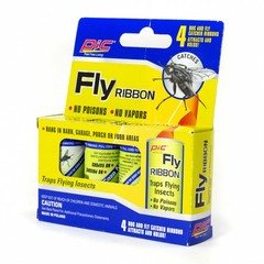 Household 4PK Insect Mosquito Fly Ribbon Sticky Tape – No Mess, No Vapors
