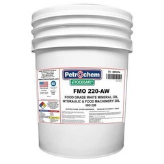 Petrochem Foodsafe Fmo 220-005 Mineral Gear Oil, Food Grade, 5 Gal.