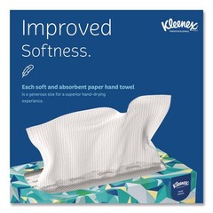 Kleenex 01701CT 9 in. x 10.5 in. 1-Ply POP-UP Box Hand Towels – WT (2160/CT) New