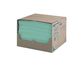 Spilfyter G-78 Sorbent Pad, 62 Gal, 16 In X 36 In, Universal, Green,