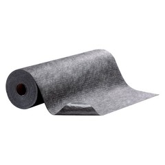 New Pig Grippy 100′ x 36″ Gray Adhesive-Backed Medium-Weight Absorbent Mat Roll