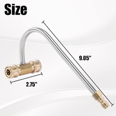 Pressure Washer Gutter Cleaner Attachment, 4000 PSI, Red,White