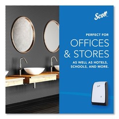 Scott 32499 1200 mL 7.3″ x 4″ x 11.7″ Electronic Skin Care Dispenser – White New