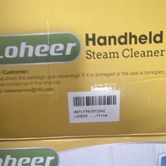 Loheer EM-307 Handheld Steam Cleaner with Accessories