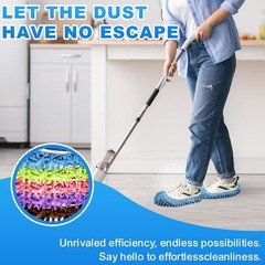 Vowanop Mop 10.5 XX-Wide, A-purple, Green, Pink, Blue, Orange 10 Pack