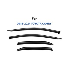 Window Visors Rain Guards for 2018-2024 Toyota Camry, Out-Channel Window Vent…