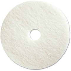 Genuine Joe 20″ White Polishing Floor Pad – 5/carton – Fiber – White (gjo-90520)