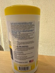 EVERWIPE Disinfectant Cleaning Wipes 7″ x 7″ Wipes, 75/Can – Case of 6 Canisters