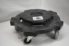 Lavex Janitorial Trash Can Dolly 274TCDOLLY Black Heavy Duty Rolling USA Made