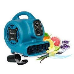 XPOWER P-260AT Mini Scented Air Mover, Carpet Dryer, Utility Fan blowing 800 CFM