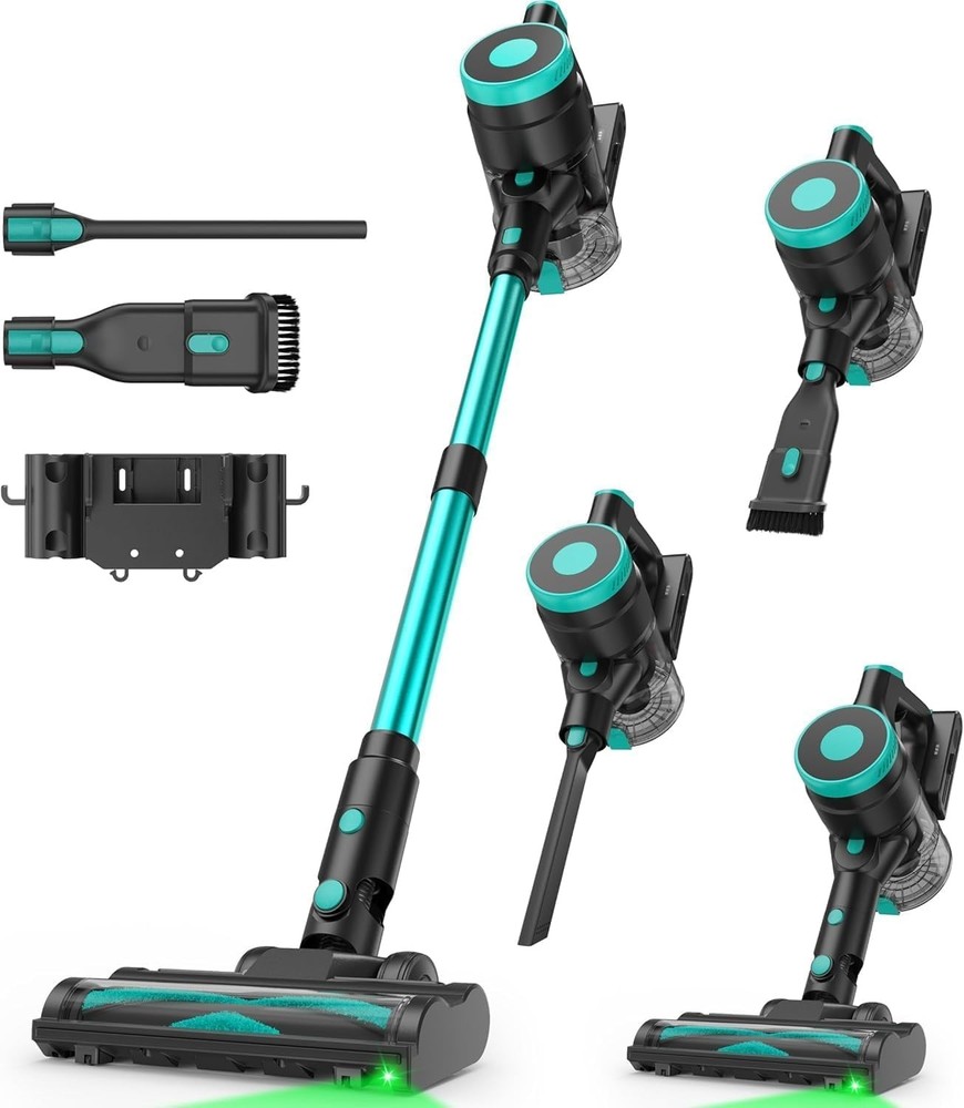 Zefiro 450W Cordless Vacuum Cleaner45Mins Runtime Vacuum Cleaners For Home