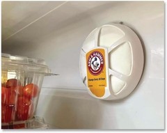 2 Pack Arm & Hammer Fridge Fresh Baking Soda Refrigerator Air Filter, Unscented