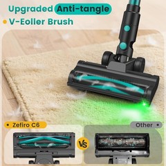 Zefiro 450W Cordless Vacuum Cleaner45Mins Runtime Vacuum Cleaners For Home