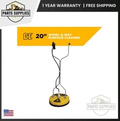 85.403.007 BE Power Whirl-A-Way Pressure Washer Surface Cleaner 4000 PSI 4 GPM
