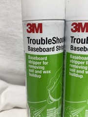 Lot of 3 3M TroubleShooter Baseboard Stripper 21 oz Aerosol Floor Cleaner 14001