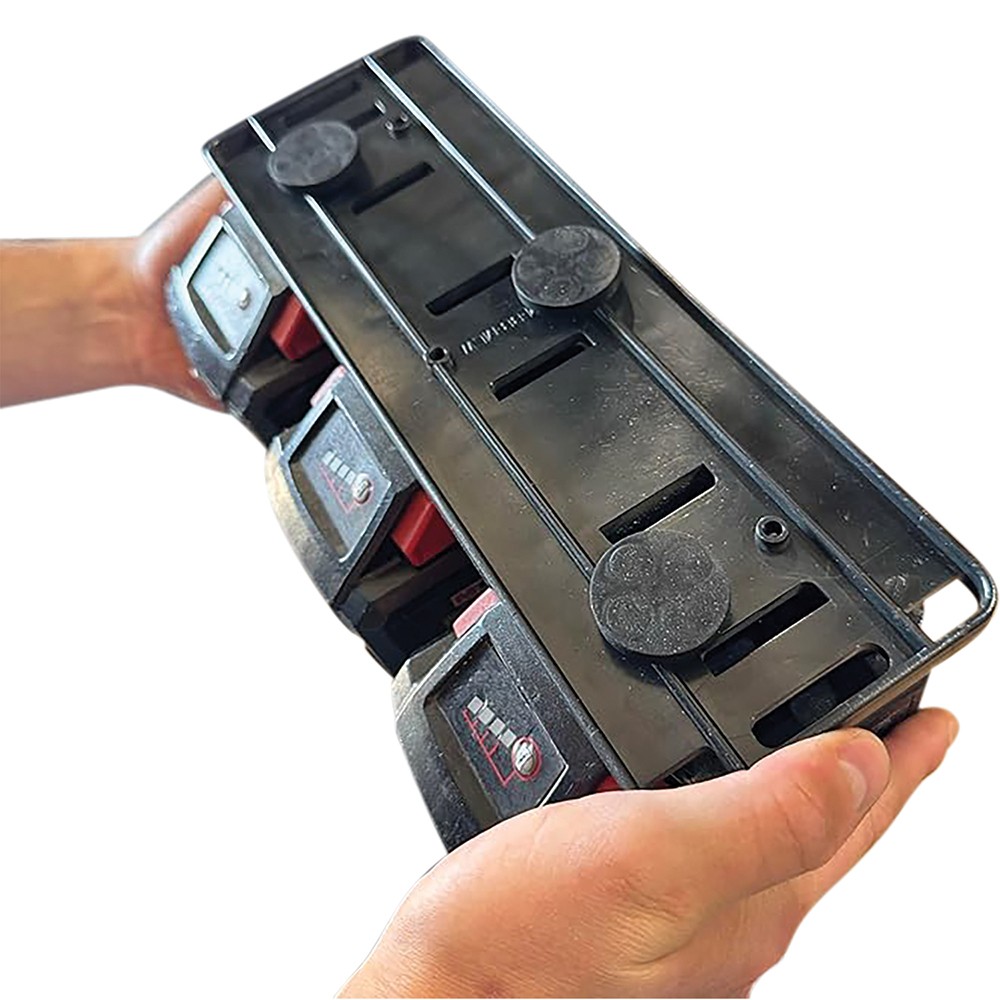 Magnetic Battery Rack for Milwaukee M18 (3 Batteries) STM-BD-MW18-1-MG