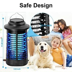 TOMPOL Bug Zapper for Indoor and Outdoor, 4200V Electric Mosquito Zapper, Hig…