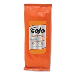 GOJO 628506 2-Ply FAST TOWELS Hand Cleaning Towels – Citrus, BL (6 PK/CT) New