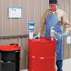 Pig Drm1266 Aerosol Can Recycler, Blue Plastic