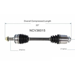 Front Right CV Axle Assembly for Honda Accord CR-V 2015 2016 44305-T1W-A01
