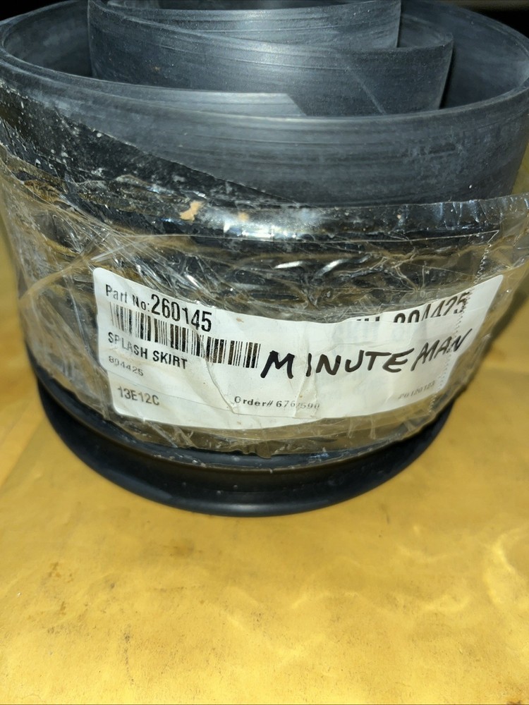 Minuteman 260145 Splash Skirt OEM NOS
