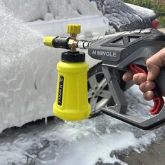 M MINGLE High Pressure Washer Gun Snow Foam Black, Green, Red, White, Yellow