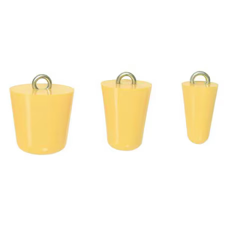 Pig Plr207 Drain Plug Kit, Yellow