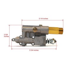 The ROP Shop Outlet Valve Kit with Tube, Unloader, & Chemical 7 inches, Gray