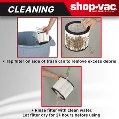Shop-Vac Large Cartridge Wet Dry Vacuum Filter