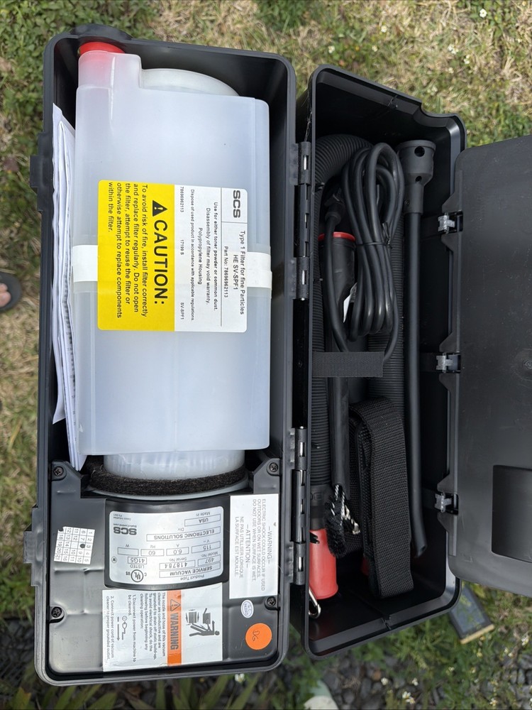 SCS 115V HEPA Electronics Vacuum ESD Safe Field Service Vacuum 497 Series Toner