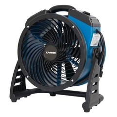 1/4 HP 2100 CFM Variable Speed Sealed Motor Ventilation Axial Air Mover – Blue