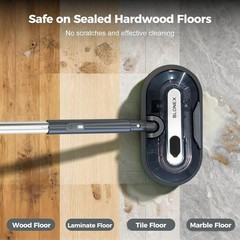 Floor Scrubber Cleaner Machine Commercial Hard Polisher Electric Mop With Spray