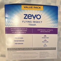 ZEVO Flying Insect Trap Starter Value Pack 2 Plug-Ins 2 Cartridges + 2 Refills